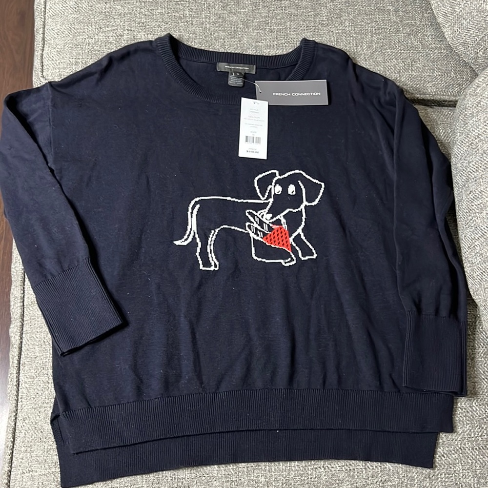 Women knit sweater